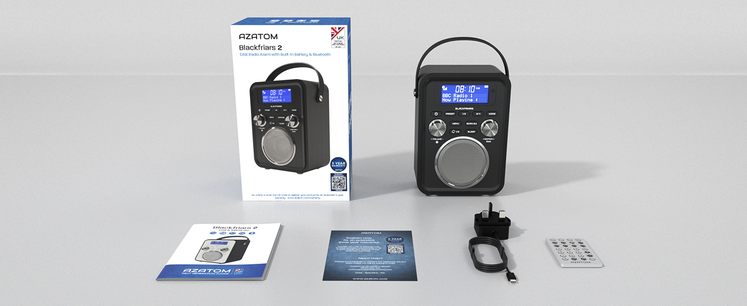 Azatom Blackfriars 2 Portable DAB Radio